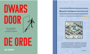 covers van de boeken Dwars door de Orde en Moderne Informatie-architectuur